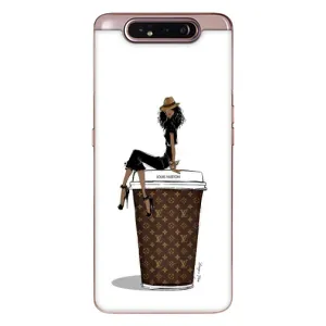 Чохли Луі Вітон для Samsung Galaxy a80 2019 ( A805F ) (AlphaPrint - LOUIS VUITTON) (кава LOUIS VUITTON)