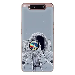 Чохол NASA для Samsung Galaxy a80 2019 ( A805F ) (AlphaPrint) (Космонавт фото)