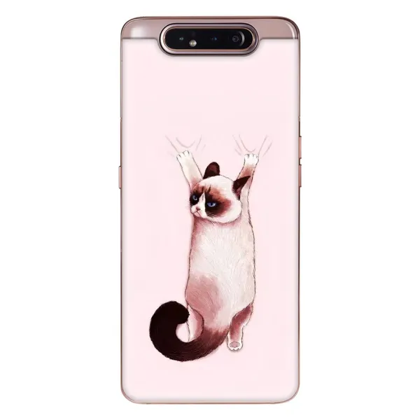 Чехол с принтом «Котик падает» для Samsung Galaxy a80 2019 ( A805F )