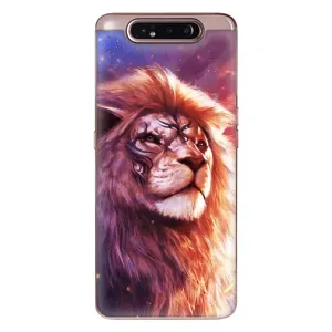 Чохол з картинкою ЛЕВ для Samsung Galaxy a80 2019 ( A805F ) (VPrint) (Красочний Лев)