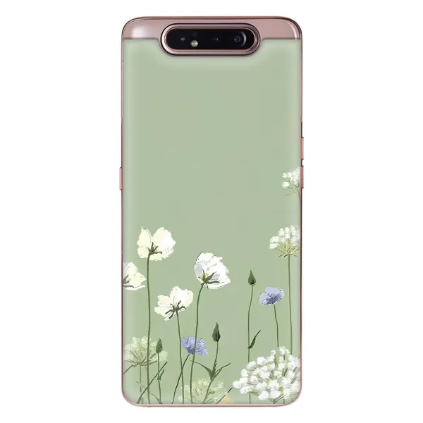 Чохол з принтом «Квіти на зеленому» для Samsung Galaxy a80 2019 ( A805F )