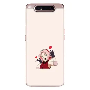 Чохли Персонажі Аніме Наруто для Samsung Galaxy a80 2019 ( A805F ) (AlphaPrint) (Лайк Сакура)