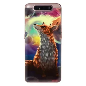 Чохли з картинкою Лисичка для Samsung Galaxy a80 2019 ( A805F ) (VPrint) (Лисичка в космосі)