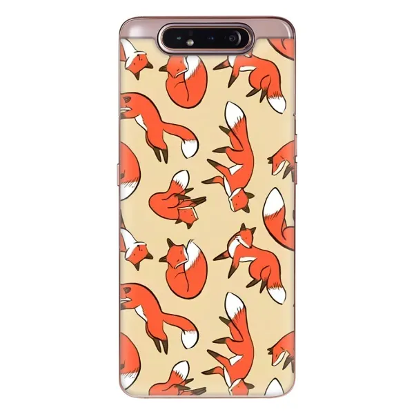Чохол з принтом «Лисички» для Samsung Galaxy a80 2019 ( A805F ) Чохол з принтом «Лисички» для Samsung Galaxy a80 2019 ( A805F )