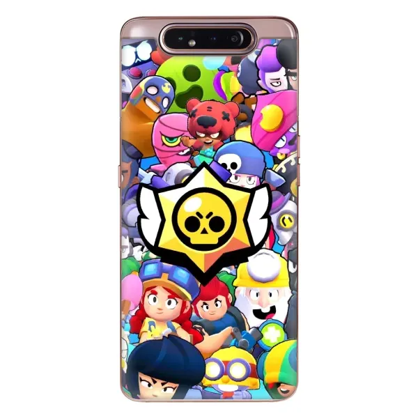 Чохол з принтом «Лого Brawl Stars» для Samsung Galaxy a80 2019 ( A805F ) Чохол з принтом «Лого Brawl Stars» для Samsung Galaxy a80 2019 ( A805F )