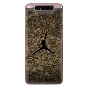 Чохли для Samsung Galaxy a80 2019 ( A805F ) - з картинкою JORDAN (AlphaPrint) (Logo Jordan)