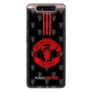 Чехол Манчестер Юнайтед для Самсунг Галакси A80 2019 ( А805Ф ) (AlphaPrint) (лого МЮ)