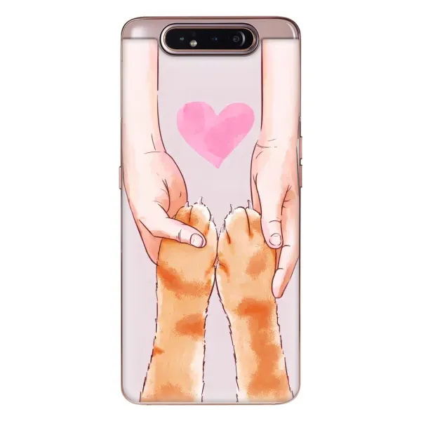 Чехол с принтом «Любовь к котикам» для Samsung Galaxy a80 2019 ( A805F )