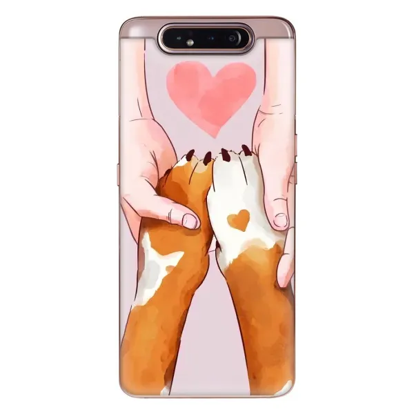 Чохол з принтом «Любовь до собак» для Samsung Galaxy a80 2019 ( A805F ) Чохол з принтом «Любовь до собак» для Samsung Galaxy a80 2019 ( A805F )