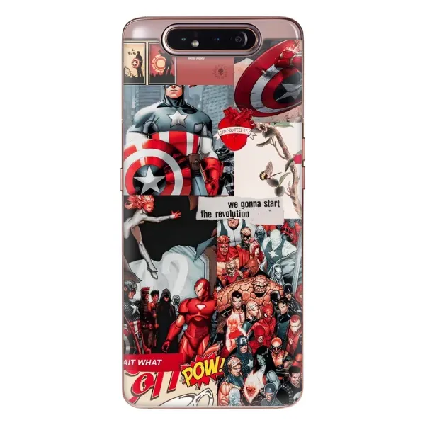 Чохол з принтом «Марвел Комикс» для Samsung Galaxy a80 2019 ( A805F ) Чохол з принтом «Марвел Комикс» для Samsung Galaxy a80 2019 ( A805F )