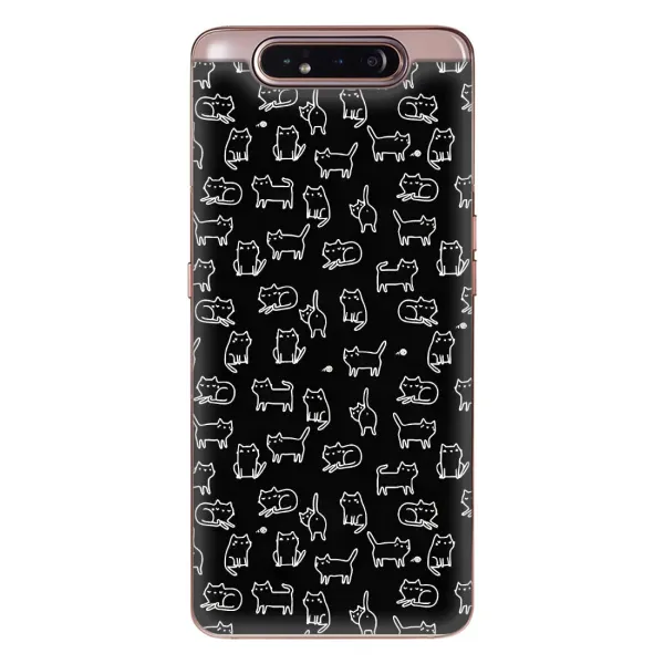 Чехол с принтом «Меленькие котики» для Samsung Galaxy a80 2019 ( A805F )