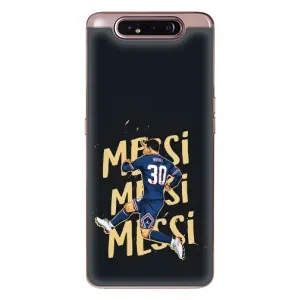 Чохли для Samsung Galaxy a80 2019 ( A805F ) (Leo чемпіон) (AlphaPrint) (Messi ПСЖ)