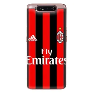 Чехлы для Samsung Galaxy a80 2019 ( A805F ) (VPrint) - Футбольные клубы (Milan)