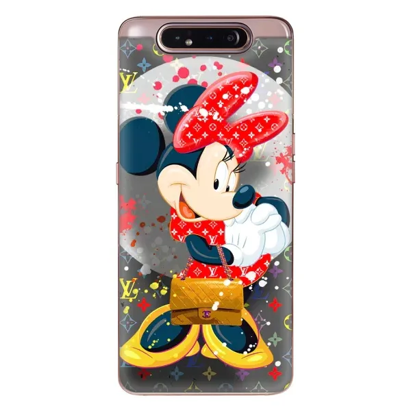 Чехол с принтом «Minni с бантиком» для Samsung Galaxy a80 2019 ( A805F ) Чехол с принтом «Minni с бантиком» для Samsung Galaxy a80 2019 ( A805F )