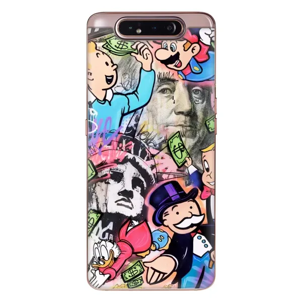 Чехол с принтом «Monopoly man» для Samsung Galaxy a80 2019 ( A805F )