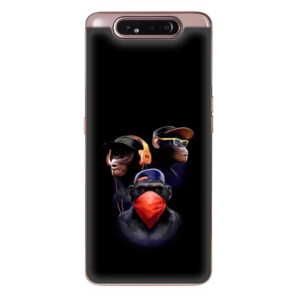 Чохол з принтом «Три мавпи» для Samsung Galaxy a80 2019 ( A805F )
