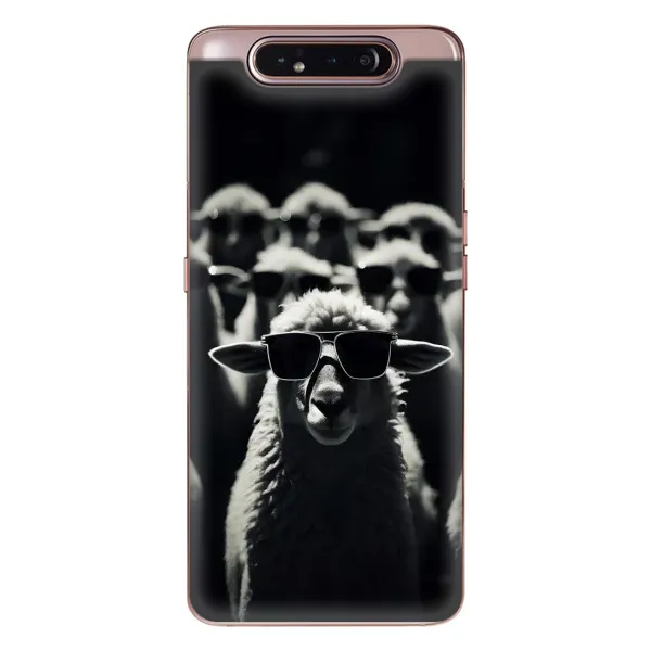 Чохол з принтом «Овечка в окулярах» для Samsung Galaxy a80 2019 ( A805F ) Чохол з принтом «Овечка в окулярах» для Samsung Galaxy a80 2019 ( A805F )