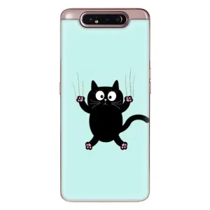 Чохол з принтом для Samsung Galaxy a80 2019 ( A805F ) (AlphaPrint) Модні коти (Падаючий кіт)