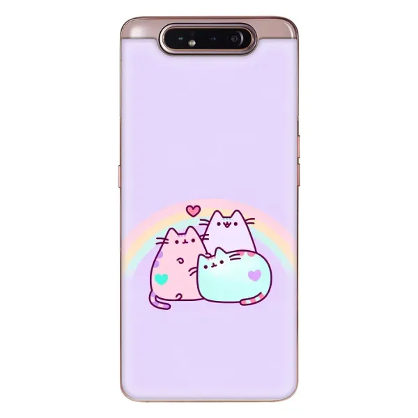 Чехол с принтом «Радужные котики» для Samsung Galaxy a80 2019 ( A805F )