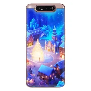 Різдвяні Чохли для Samsung Galaxy a80 2019 ( A805F ) (VPrint) (Різдвяне місто)