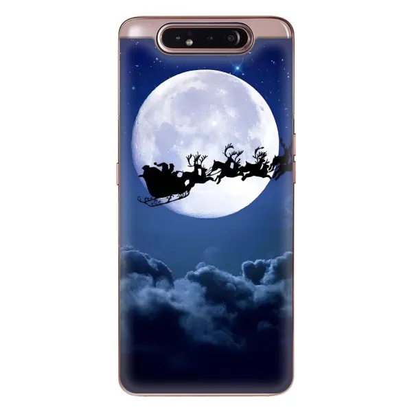 Чехол с принтом «Санта - луна» для Samsung Galaxy a80 2019 ( A805F )