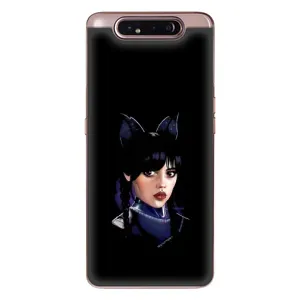 Чехлы Венсдей на Samsung Galaxy a80 2019 ( A805F ) Уэнсдей (AlphaPrint) (серьезная Уэнздей)