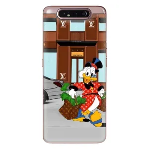 Чехли для Samsung Galaxy a80 2019 ( A805F ) - Скрудж МакДак Louis Vuitton (PREMIUMPrint)