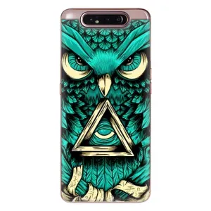 Чохол з пташками на Samsung Galaxy a80 2019 ( A805F ) (VPrint) (Сова з оком)