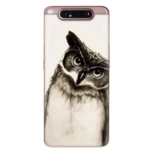 Чохол з пташками на Samsung Galaxy a80 2019 ( A805F ) (VPrint) (Сова)