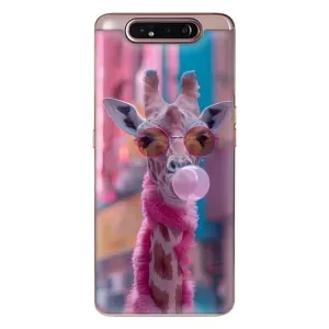 Чохол з принтом «Стильна жирафа» для Samsung Galaxy a80 2019 ( A805F )