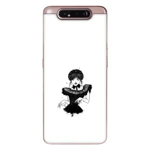 Чехлы Венсдей на Samsung Galaxy a80 2019 ( A805F ) Уэнсдей (AlphaPrint) (танец Уэнздей)