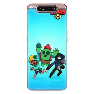 Чехлы Brawl Stars для Samsung Galaxy a80 2019 ( A805F ) (AlphaPrint) (Тріо героїв)