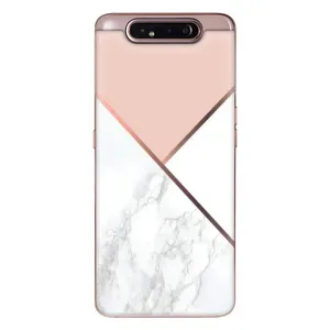 Мраморний чехол на Samsung Galaxy a80 2019 ( A805F ) (VPrint) (Тройний мрамор)
