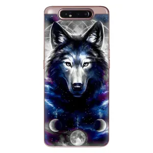 Захисні чохли для Самсунг Галаксі A80 2019 ( A805F ) (AlphaPrint) (ХІТ продаж) ВОВК (Вовк)