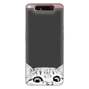 Чохол на Самсунг Галаксі A80 2019 ( A805F ) з Котиками (VPrint) (Виглядає котик)