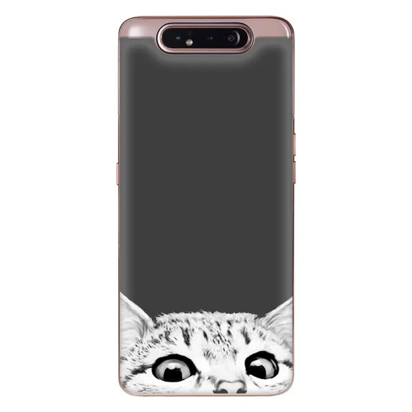 Чехол с принтом «Выглядывает кот» для Samsung Galaxy a80 2019 ( A805F )