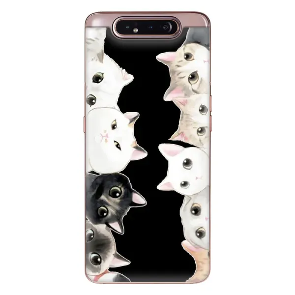 Чехол с принтом «Взгляд котов» для Samsung Galaxy a80 2019 ( A805F )