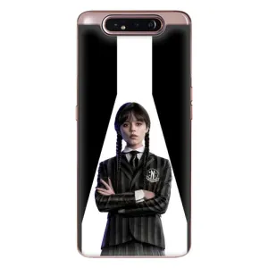 Чехлы Венсдей на Samsung Galaxy a80 2019 ( A805F ) Уэнсдей (AlphaPrint) (W-Wednesday)