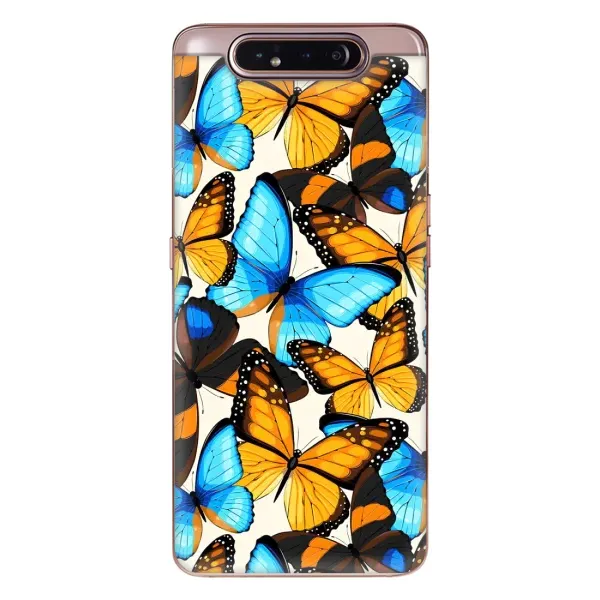 Чохол з принтом «Яскраві метелики» для Samsung Galaxy a80 2019 ( A805F ) Чохол з принтом «Яскраві метелики» для Samsung Galaxy a80 2019 ( A805F )