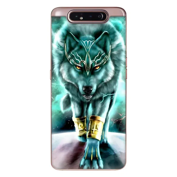 Чохол з принтом «Яскравий вовк» для Samsung Galaxy a80 2019 ( A805F ) Чохол з принтом «Яскравий вовк» для Samsung Galaxy a80 2019 ( A805F )