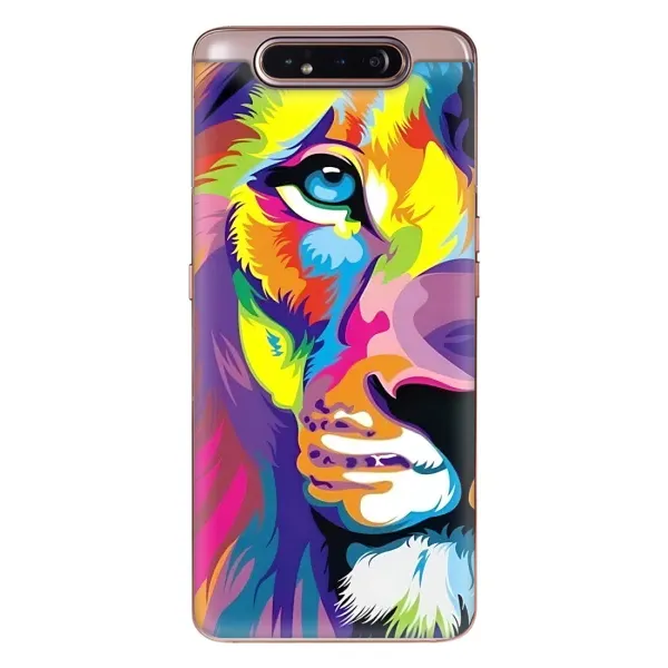 Чохол з принтом «Яскравий Лев» для Samsung Galaxy a80 2019 ( A805F ) Чохол з принтом «Яскравий Лев» для Samsung Galaxy a80 2019 ( A805F )