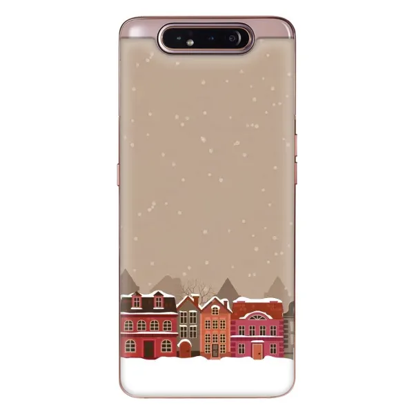 Чехол с принтом «Зимний город» для Samsung Galaxy a80 2019 ( A805F ) Чехол с принтом «Зимний город» для Samsung Galaxy a80 2019 ( A805F )