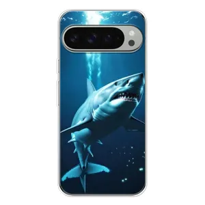 Чехол с картинкой «Хищники» для Google Pixel 10 Pro XL (Акула под водой)