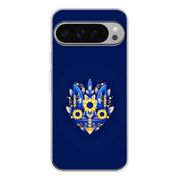Чехол с принтом «Цветочный Герб» для Google Pixel 10 Pro XL