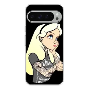Чехол с печатью для Google Pixel 10 Pro XL - (Мода) (AlphaPrint) (Девочка в тату)
