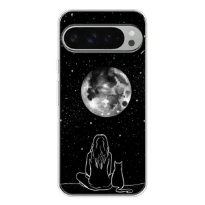 Чохол з малюнком кіт на Google Pixel 10 Pro XL (Дівчина з котом)