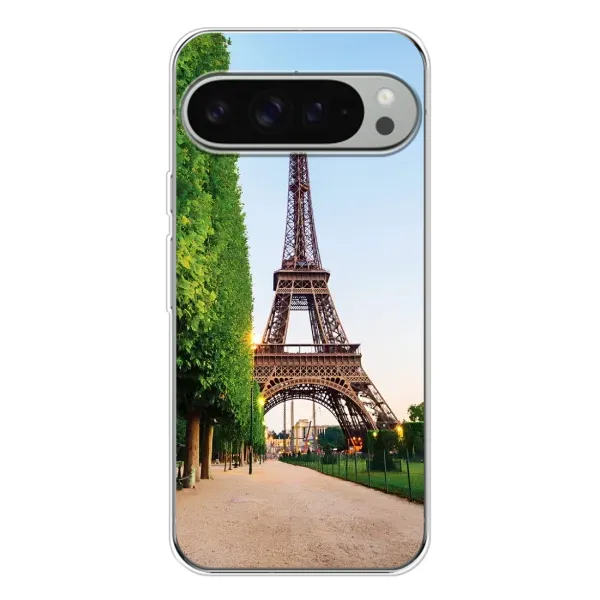 Чехол с принтом «Дорога в Париж» для Google Pixel 10 Pro XL