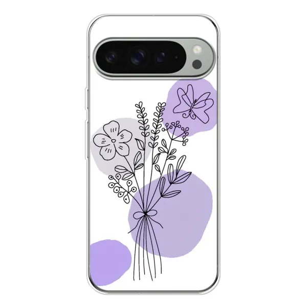 Чохол з принтом «Букет фіолетова абстракція» для Google Pixel 10 Pro XL Чохол з принтом «Букет фіолетова абстракція» для Google Pixel 10 Pro XL