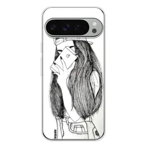Чехол с печатью для Google Pixel 10 Pro XL - (Мода) (AlphaPrint) (Фото девочки)