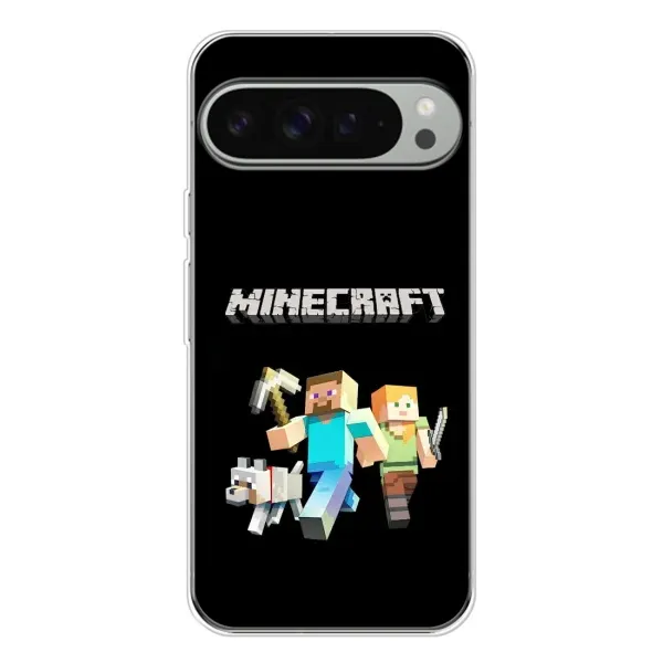 Чехол с принтом «герои Minecraft» для Google Pixel 10 Pro XL